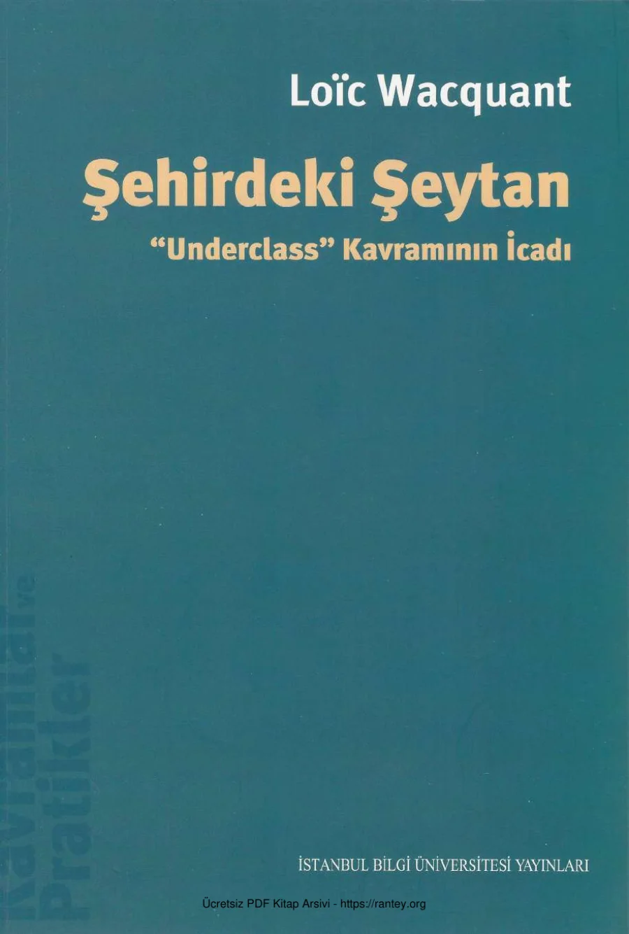 Şehirdeki Şeytan Underclass Kavramının İcadı kapak görseli