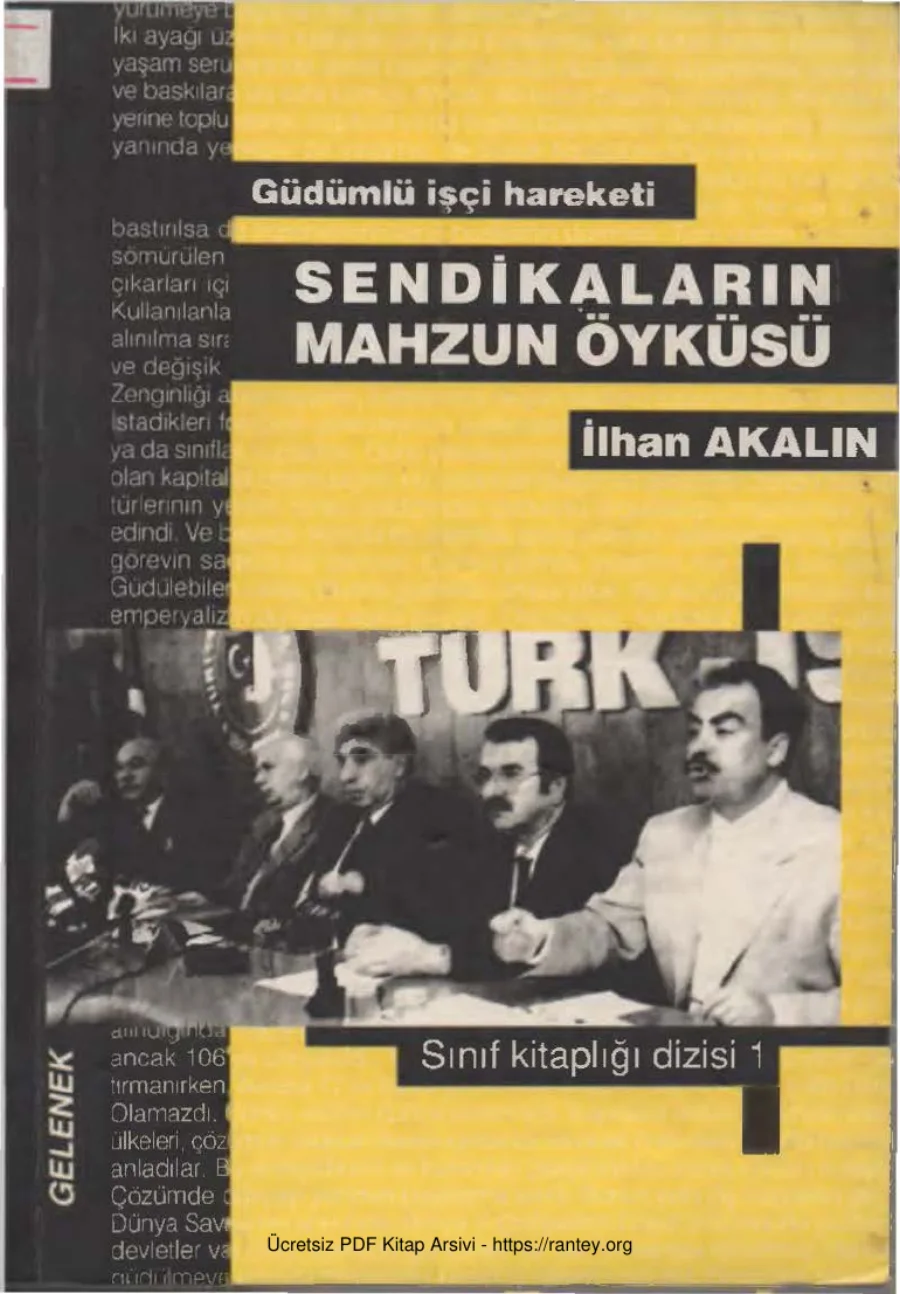 Sendikaların Mahzun Öyküsü kapak görseli