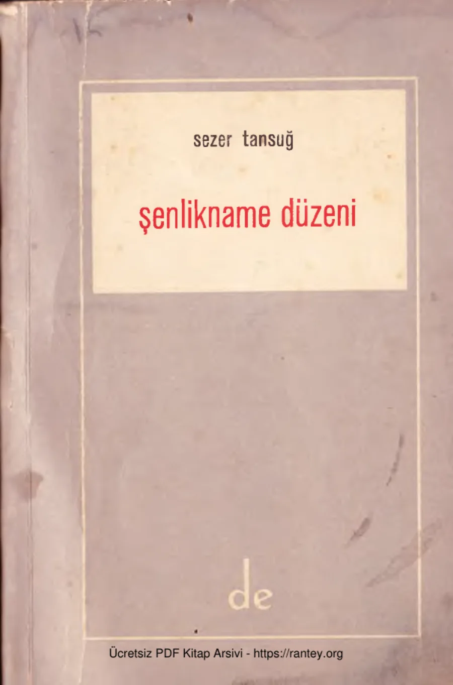 Şenlikname kapak görseli
