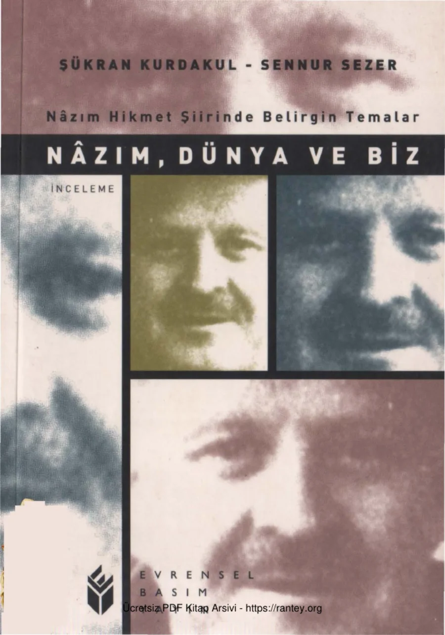 Sennur Sezer Nazım Dünya ve Biz Evrensel Basım Yayın kapak görseli