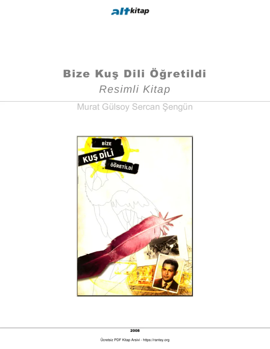Sercan Şengün Bize Kuş Dili Öğretildi Alt Kitap kapak görseli