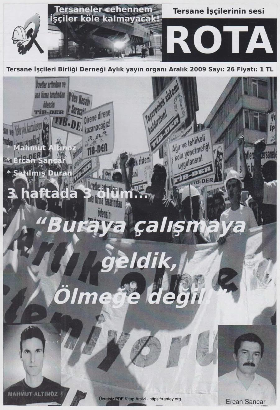 Sesi Rota Aralık 2009 kapak görseli