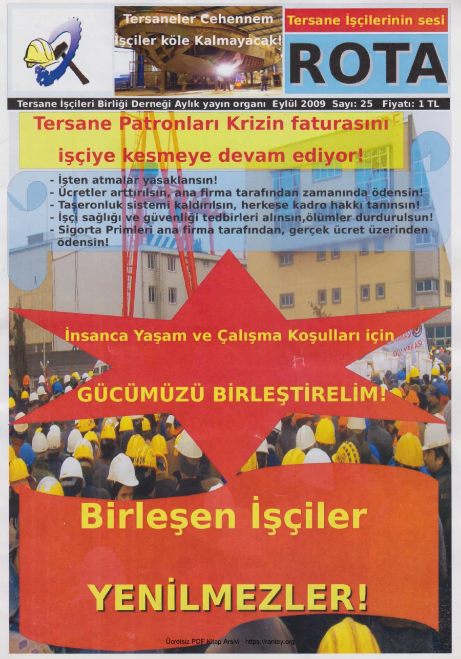 Sesi Rota Sayı 25 Eylül 2009 kapak görseli