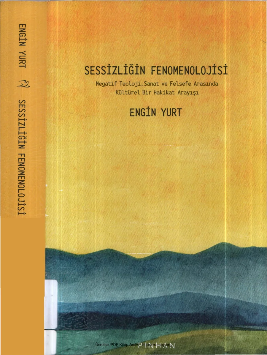 Sessizliğin Fenomenolojisi kapak görseli
