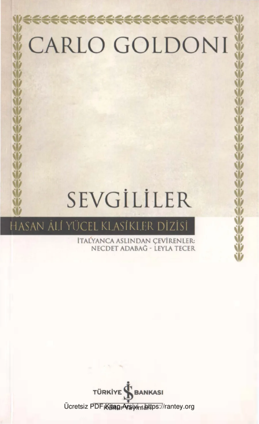 Sevgililer kapak görseli