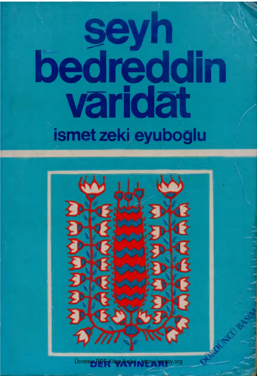 Şeyh Bedreddin Varidat kapak görseli