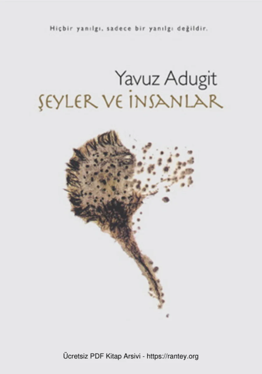 Şeyler ve İnsanlar Felsefeciler kapak görseli