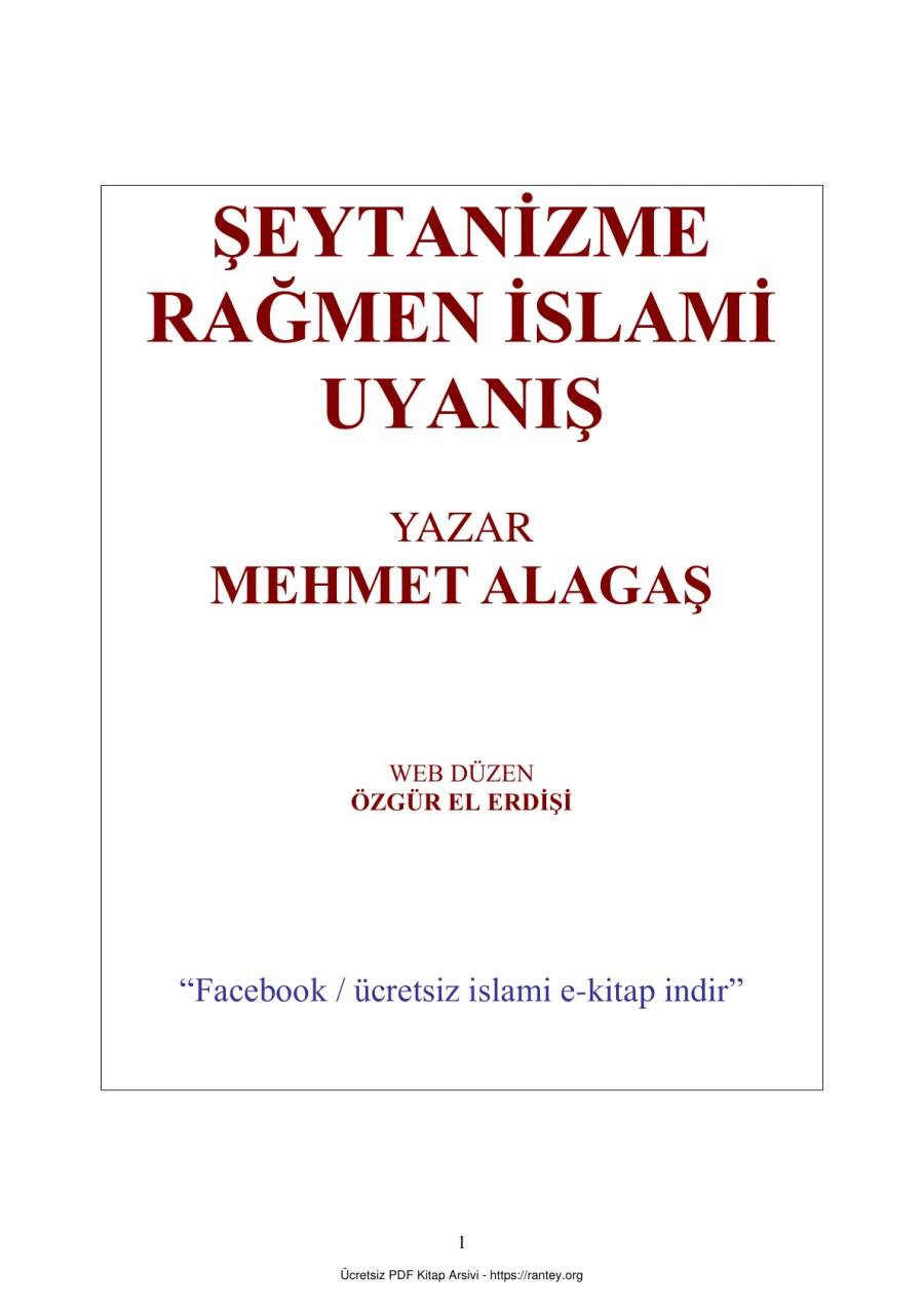 ŞEYTANİZME RAĞMEN İSLAMİ UYANIŞ Ebu Abdulmumin Tekin Mıhçı kapak görseli