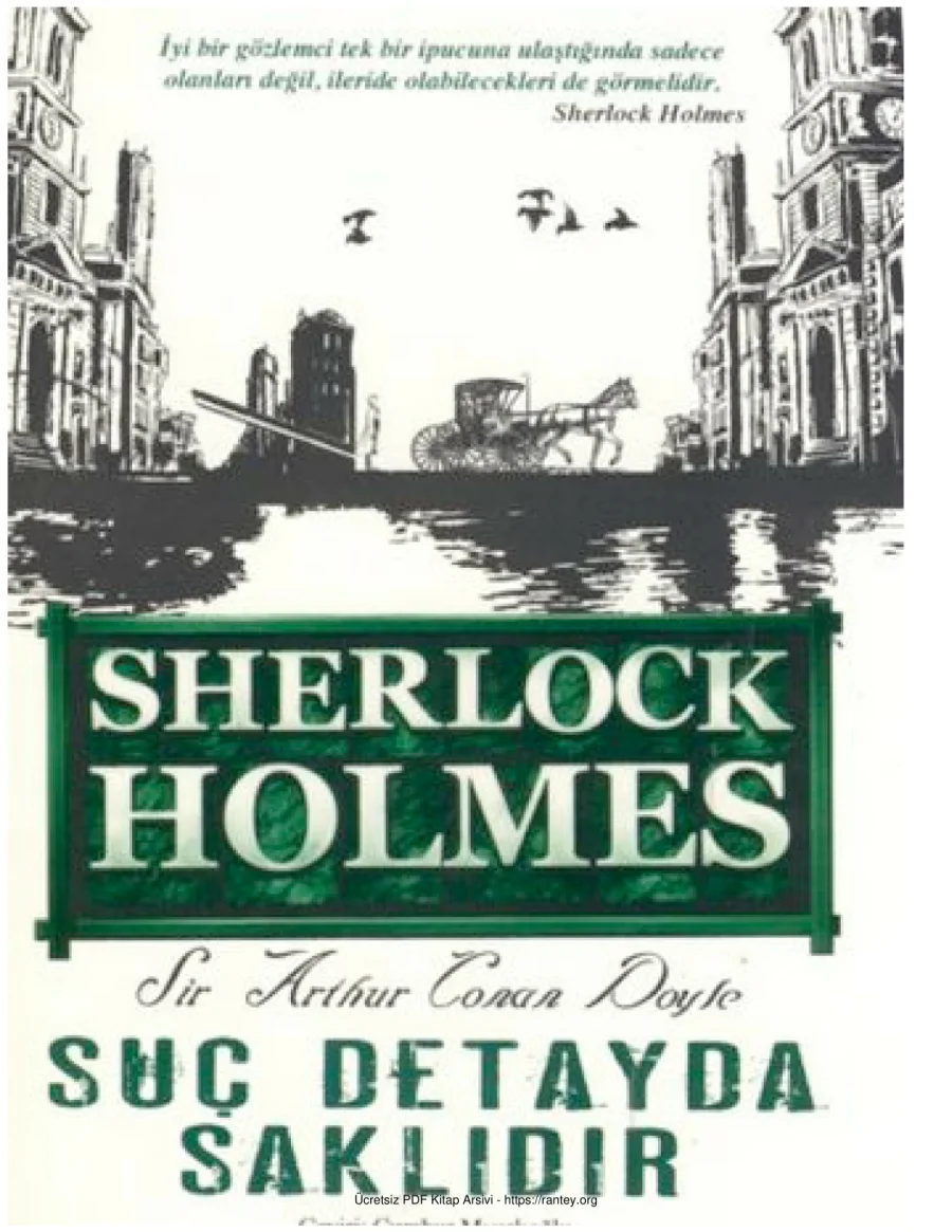 Sherlock Holmes Suç Detayda Saklıdır kapak görseli