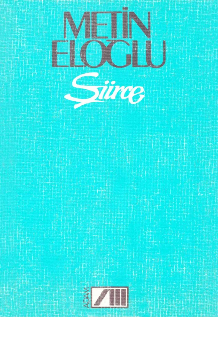 Şiirce kitap kapağı