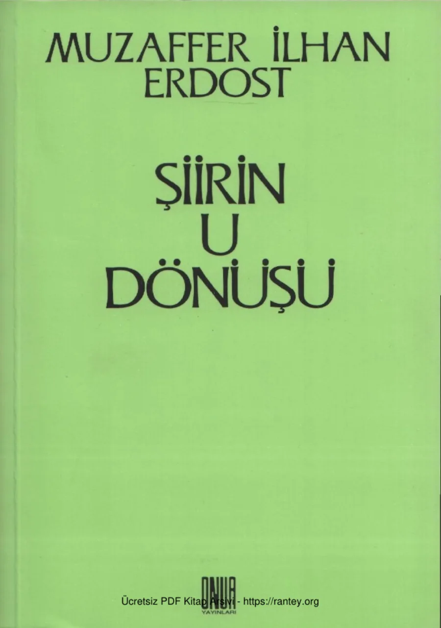 Şiirin U Dönüşü kapak görseli