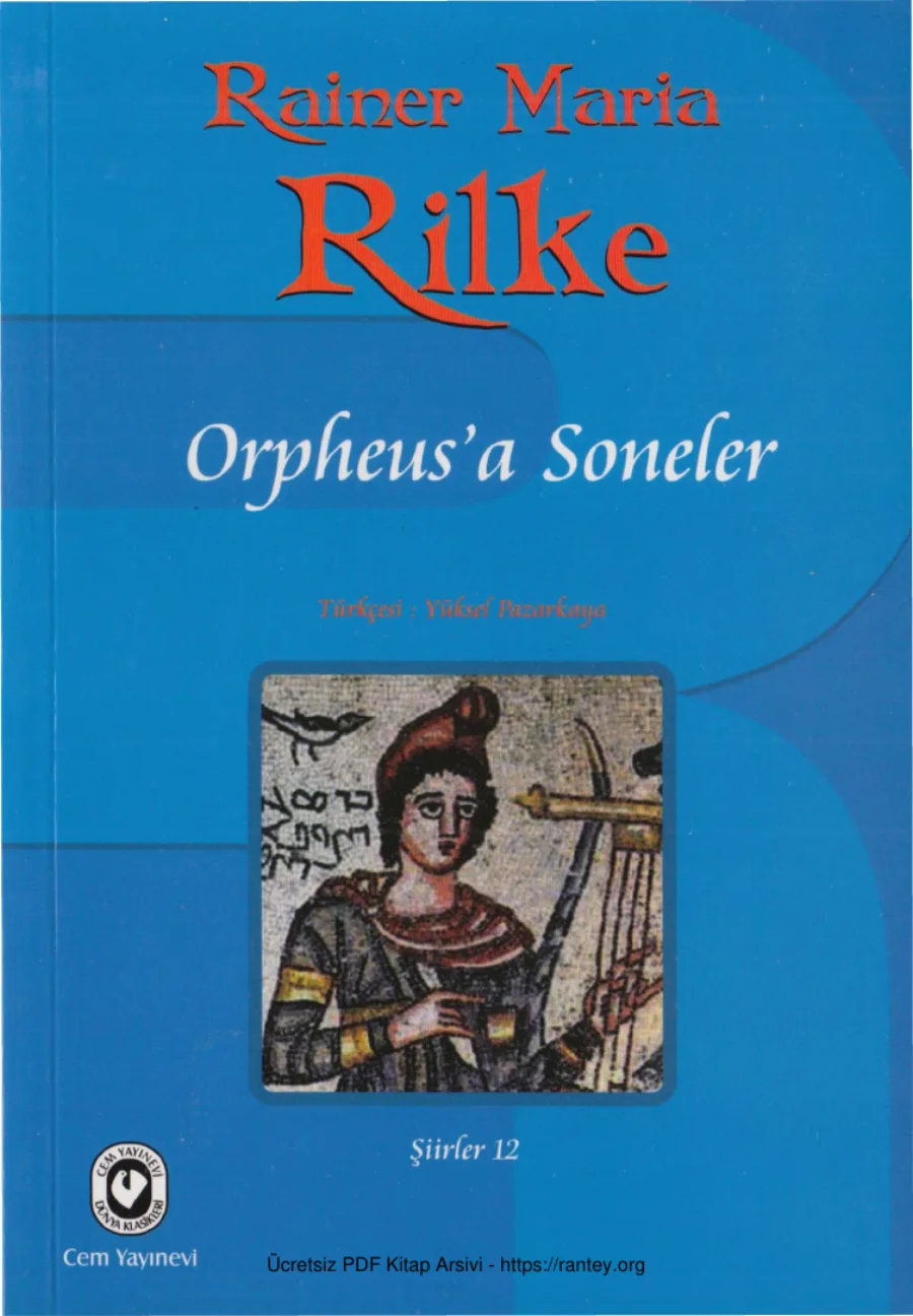 Şiirler XII Orpheusa Soneler kapak görseli