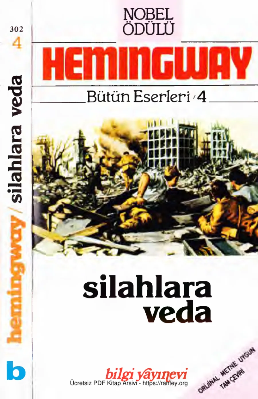 Silahlara Veda Bilgi Yayınevi kapak görseli