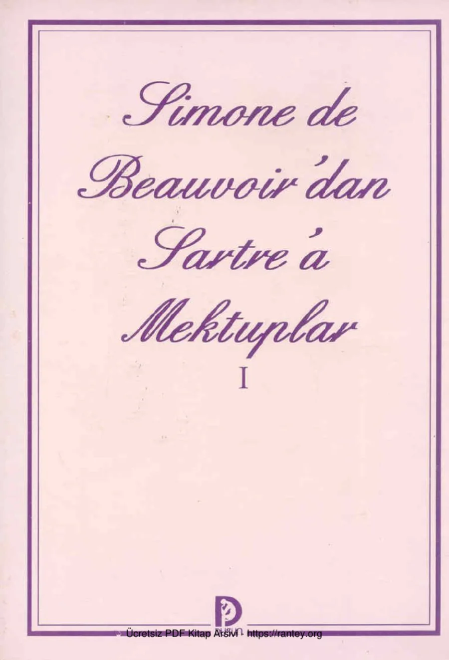 Simone de Beauvoir'dan Sartre'a Mektuplar kapak görseli