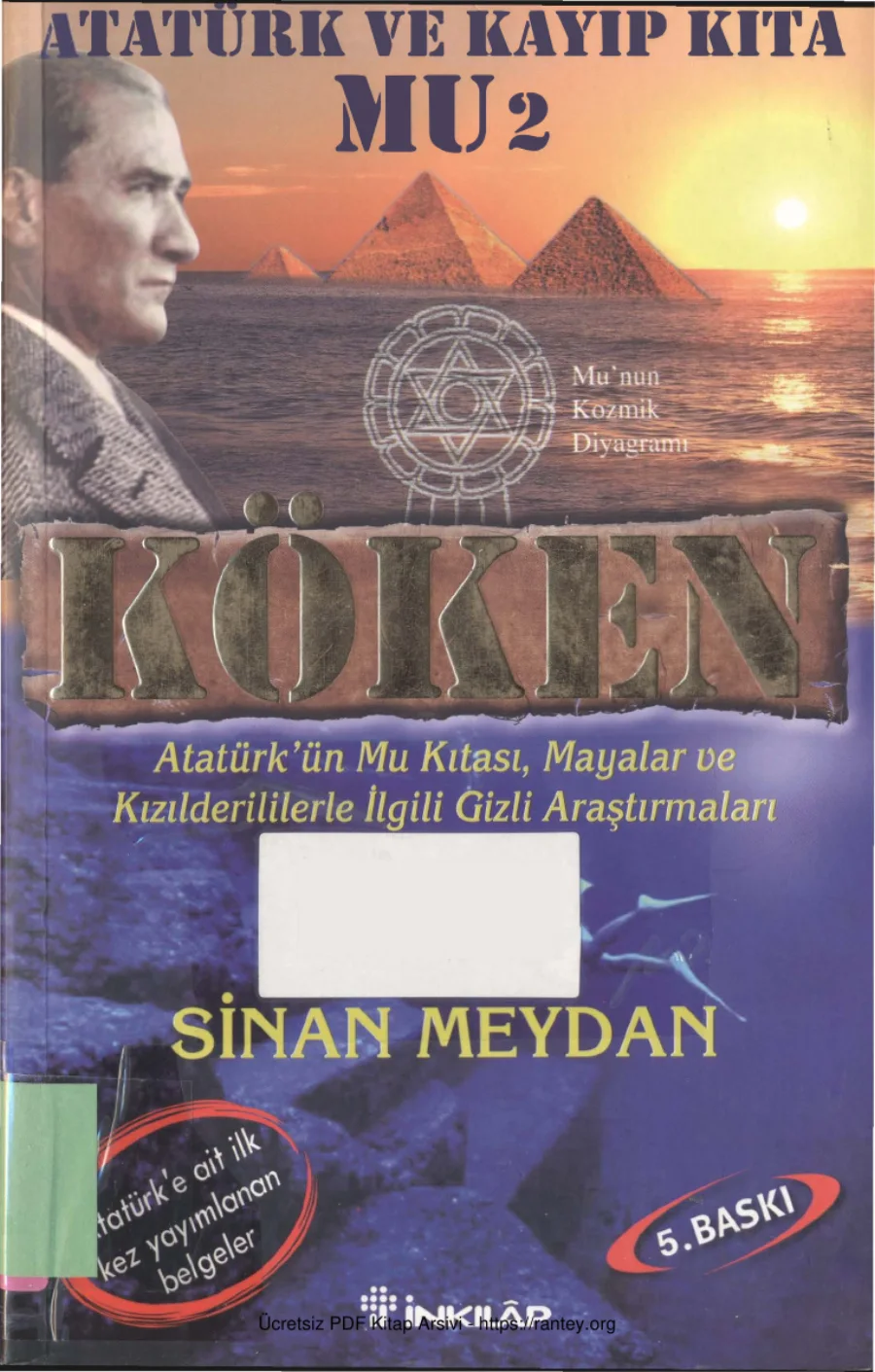 Sinan Meydan Köken Atatürk ve Kayıp Kıta Mu 2 kapak görseli