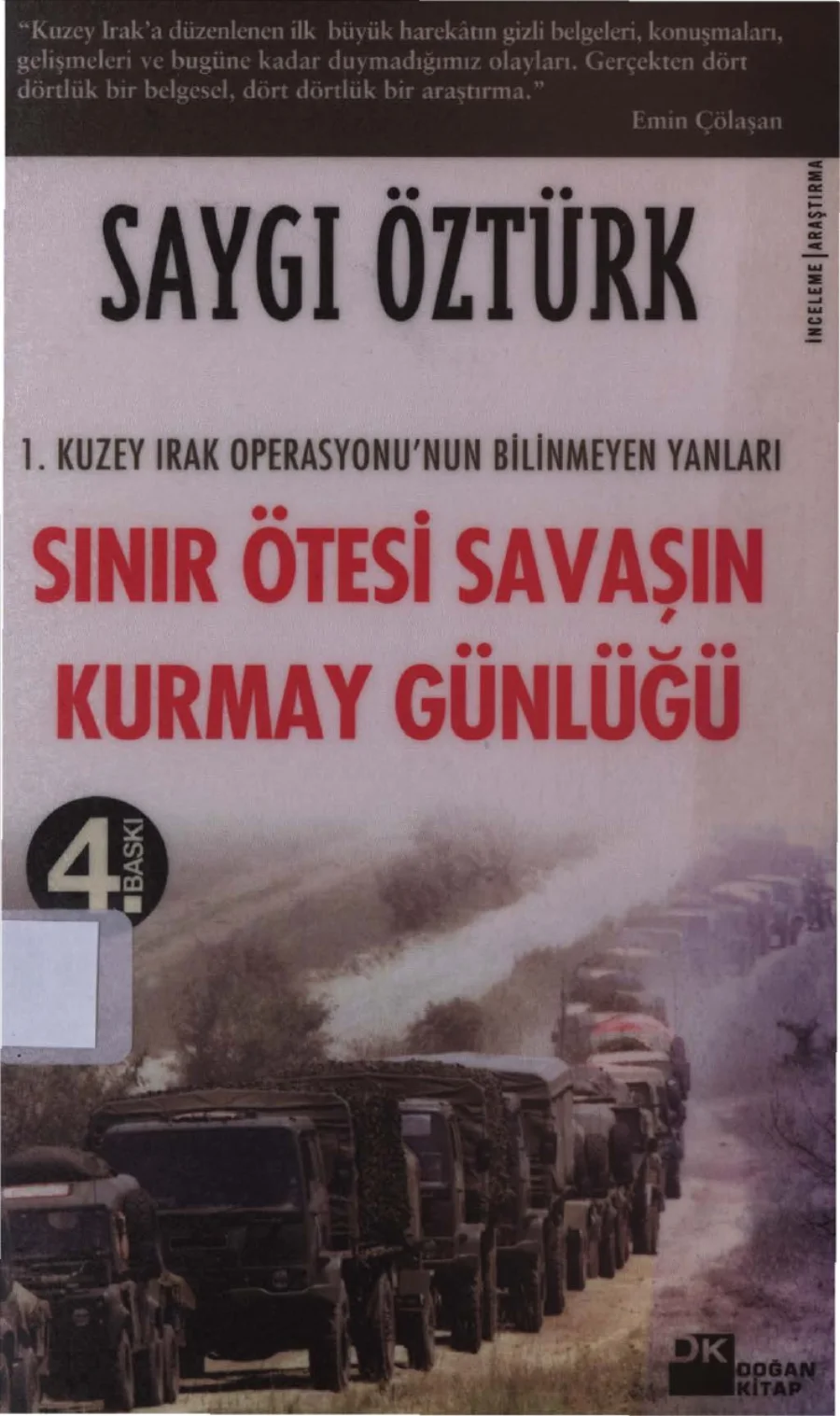 Sınır Ötesi Savaşın Kurmay Günlüğü kapak görseli