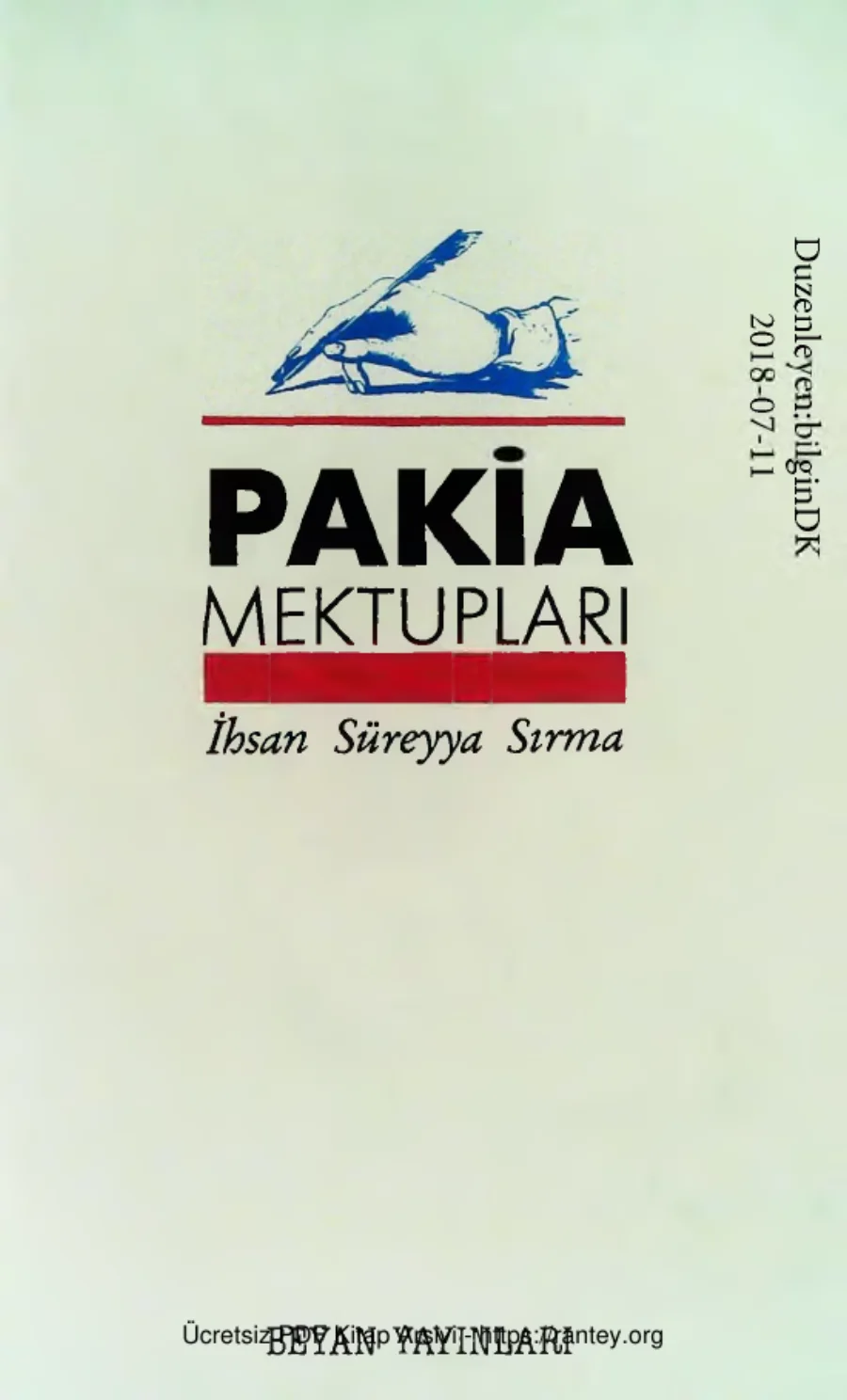 Sirma Pakia Mektublari kapak görseli