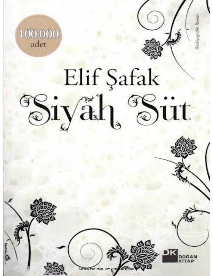 SiyahSüt ElifŞafak kapak görseli