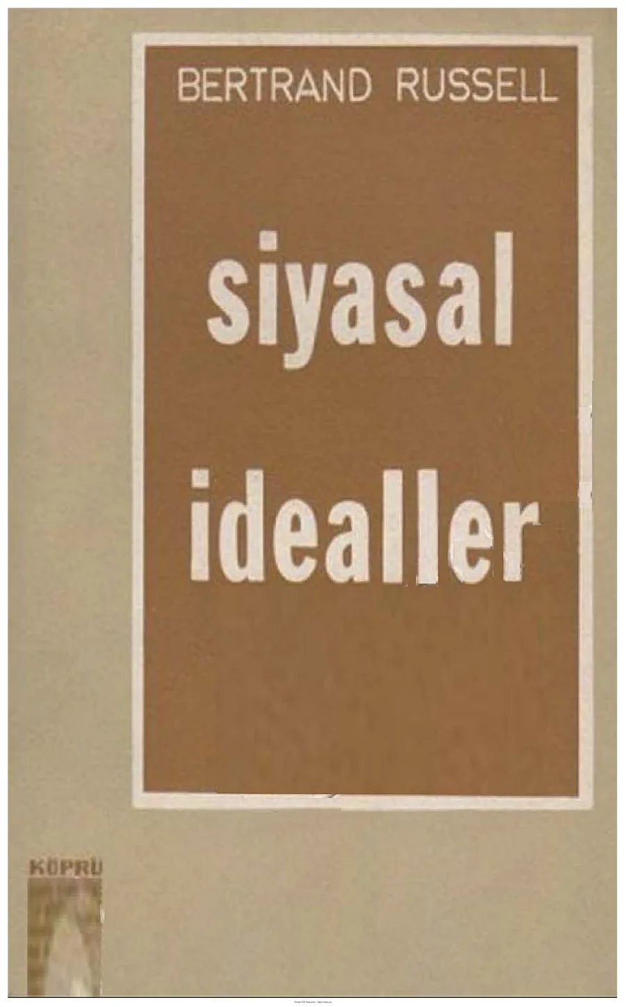 Siyasal İdealler kapak görseli