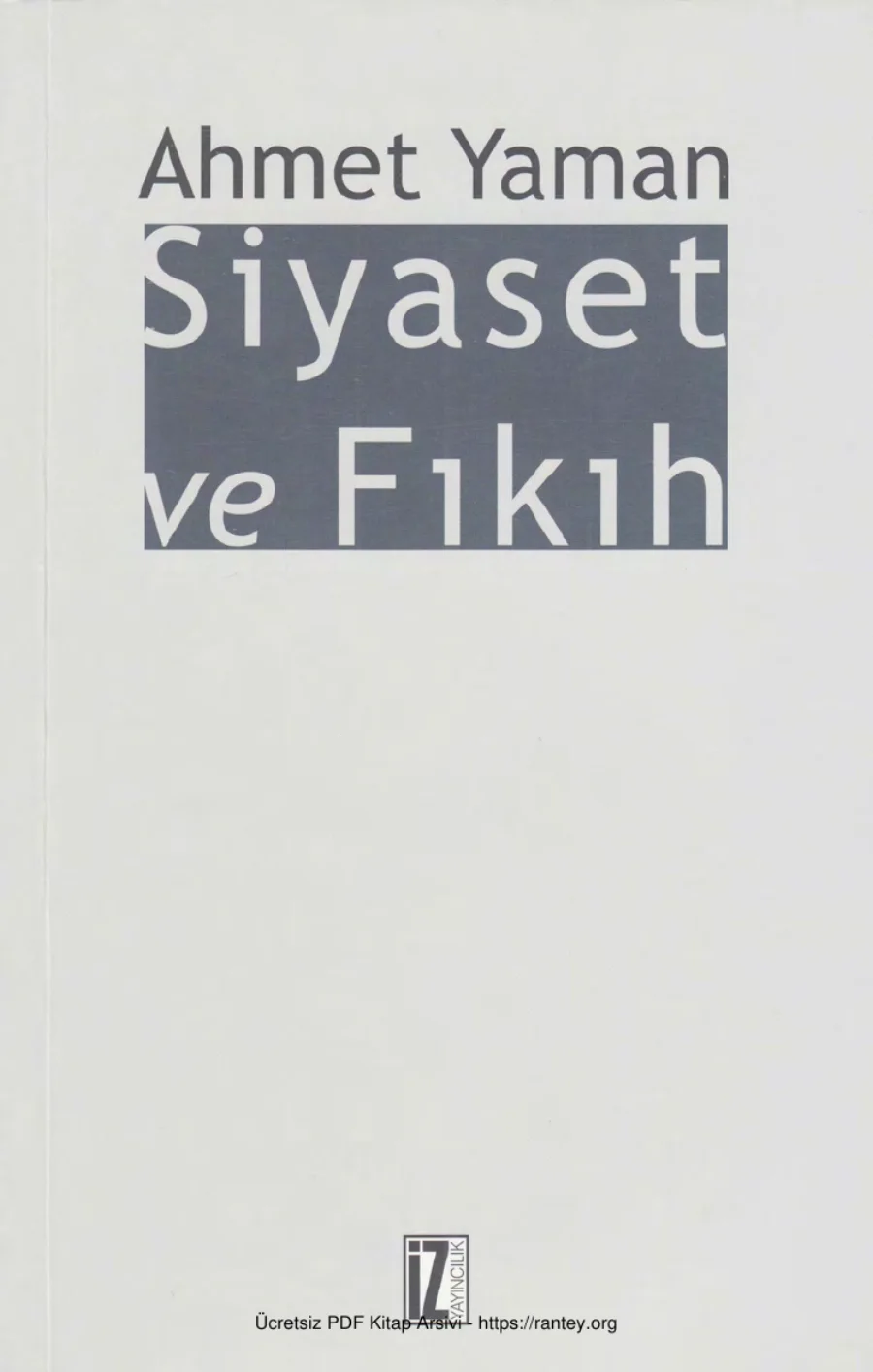 Siyaset ve Fıkıh kapak görseli