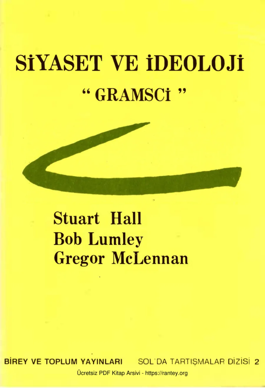 Siyaset ve İdeoloji: Gramsci kapak görseli