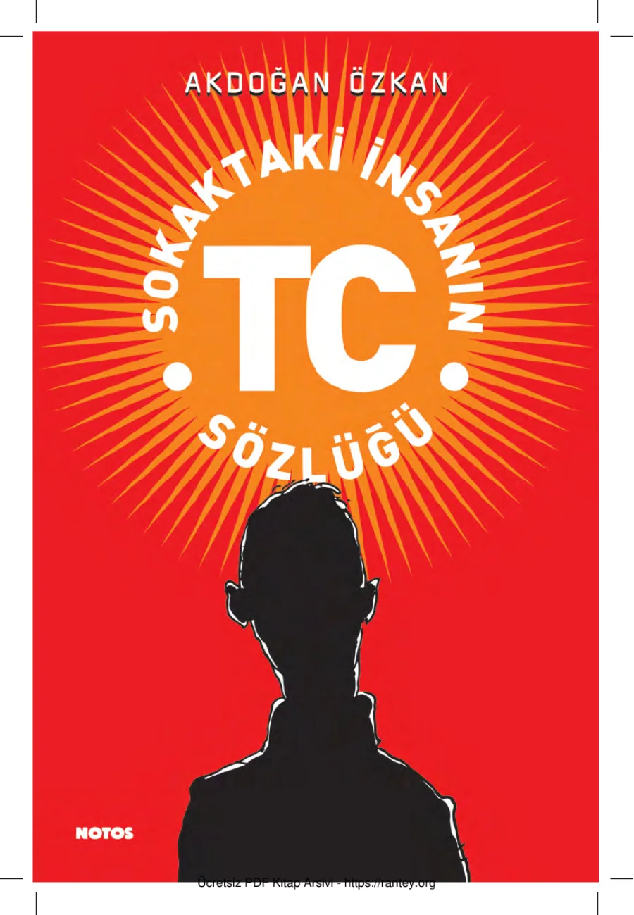 Sokaktaki İnsanın TC Sözlüğü Notos Yayınları kapak görseli