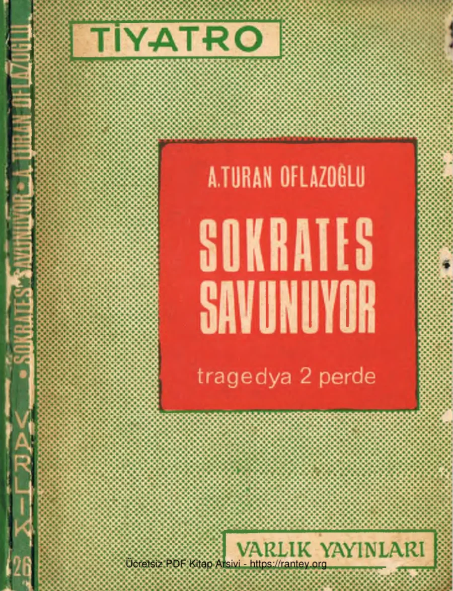 Sokrates Savunuyor Varlık Yayınları kapak görseli