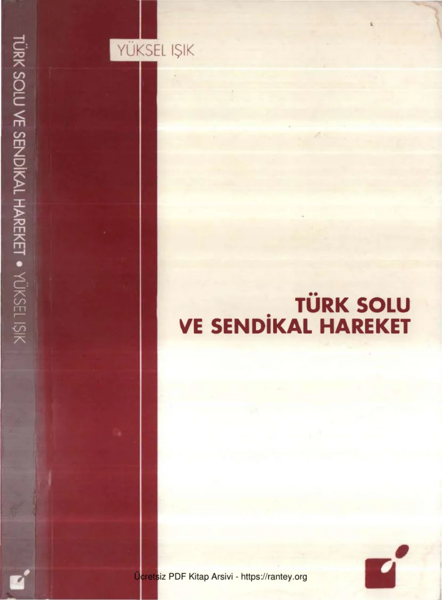 Solu ve Sendikal Hareket kapak görseli