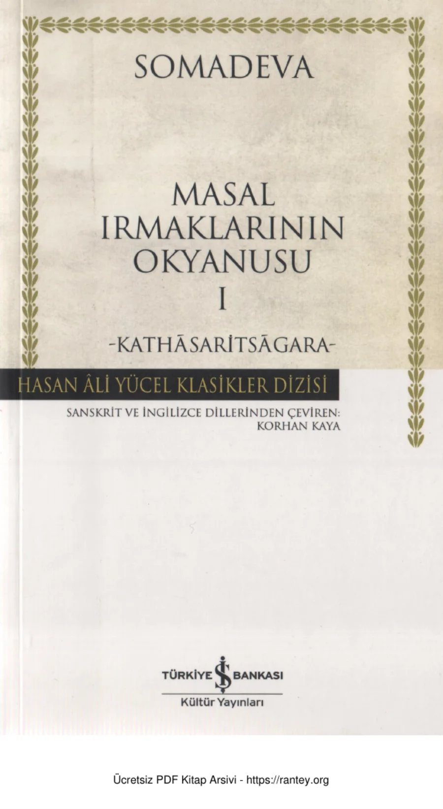Somadeva Masal Irmaklarının Okyanusu I kapak görseli