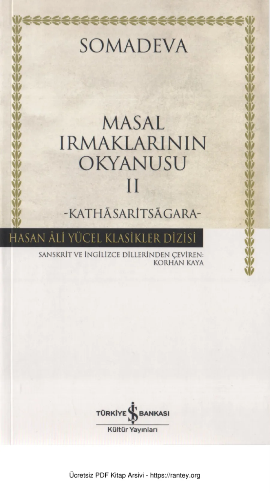 Somadeva Masal Irmaklarının Okyanusu II kapak görseli
