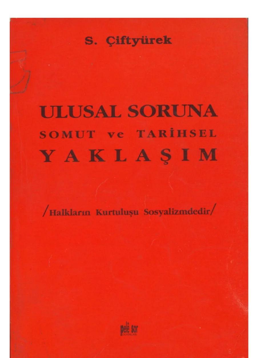 Somut ve Tarihsel Yaklaşım kapak görseli