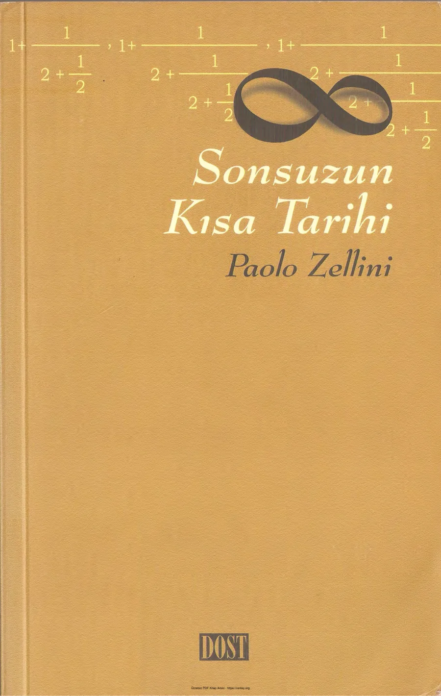 Sonsuzun Kısa Tarihi Dost Kitabevi kapak görseli