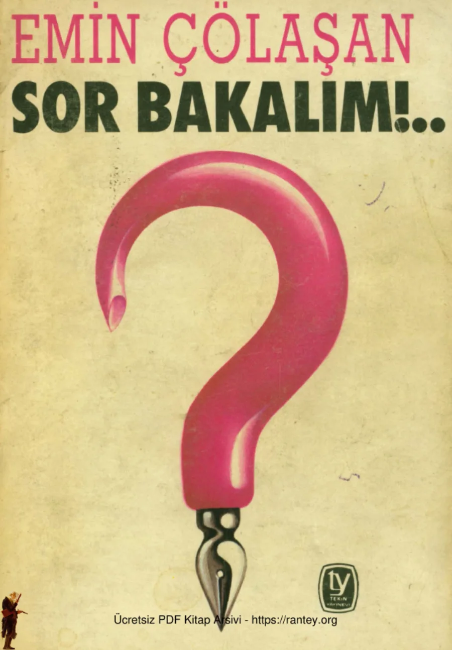 Sor Bakalım Tekin Yayınevi kapak görseli