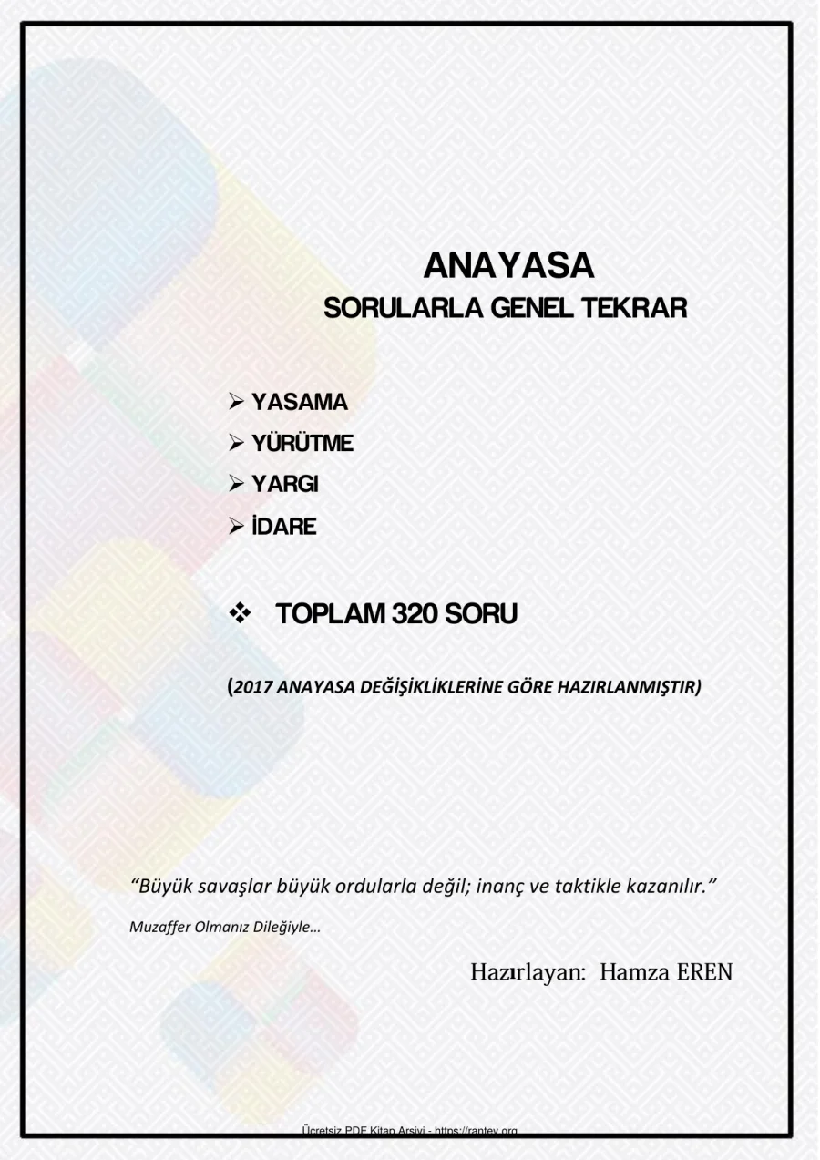Soru İle KPSS Vatandaşlık Genel Tekrar kapak görseli