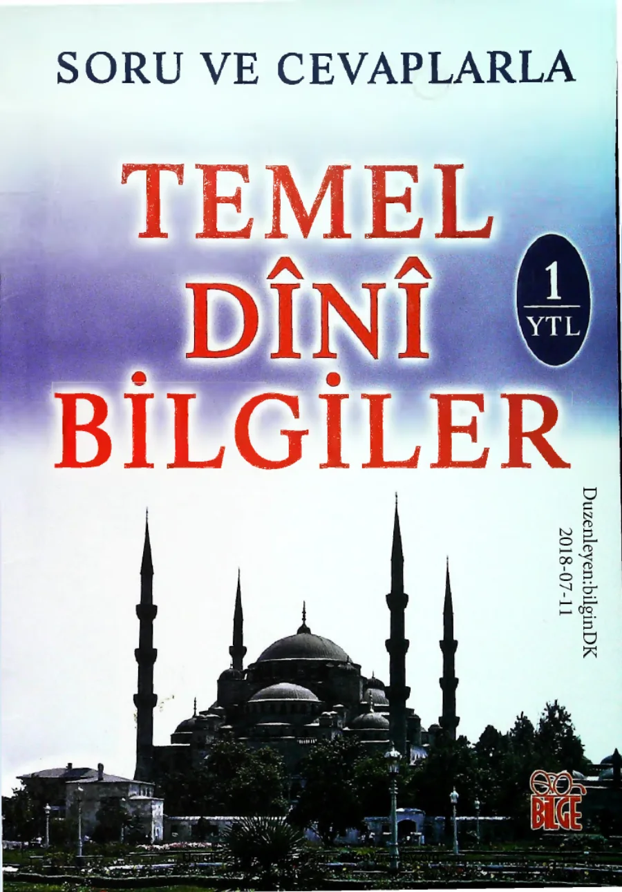 Soru ve Cevaplarla Temel Dini Bilgiler kapak görseli