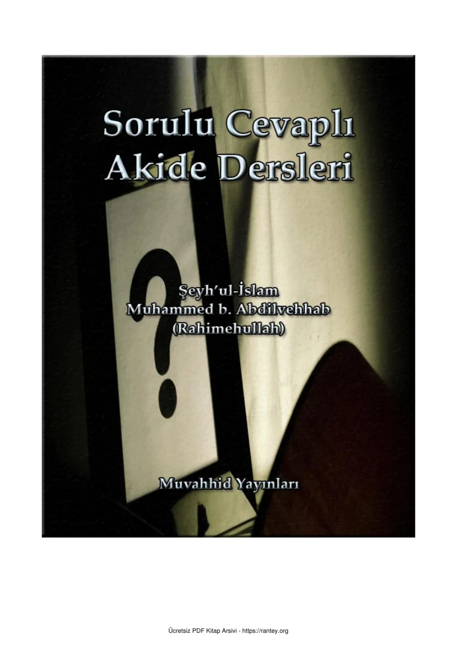 SORULU CEVAPLI AKİDE DERSLERİ Ebu Abdulmumin Tekin Mıhçı kapak görseli