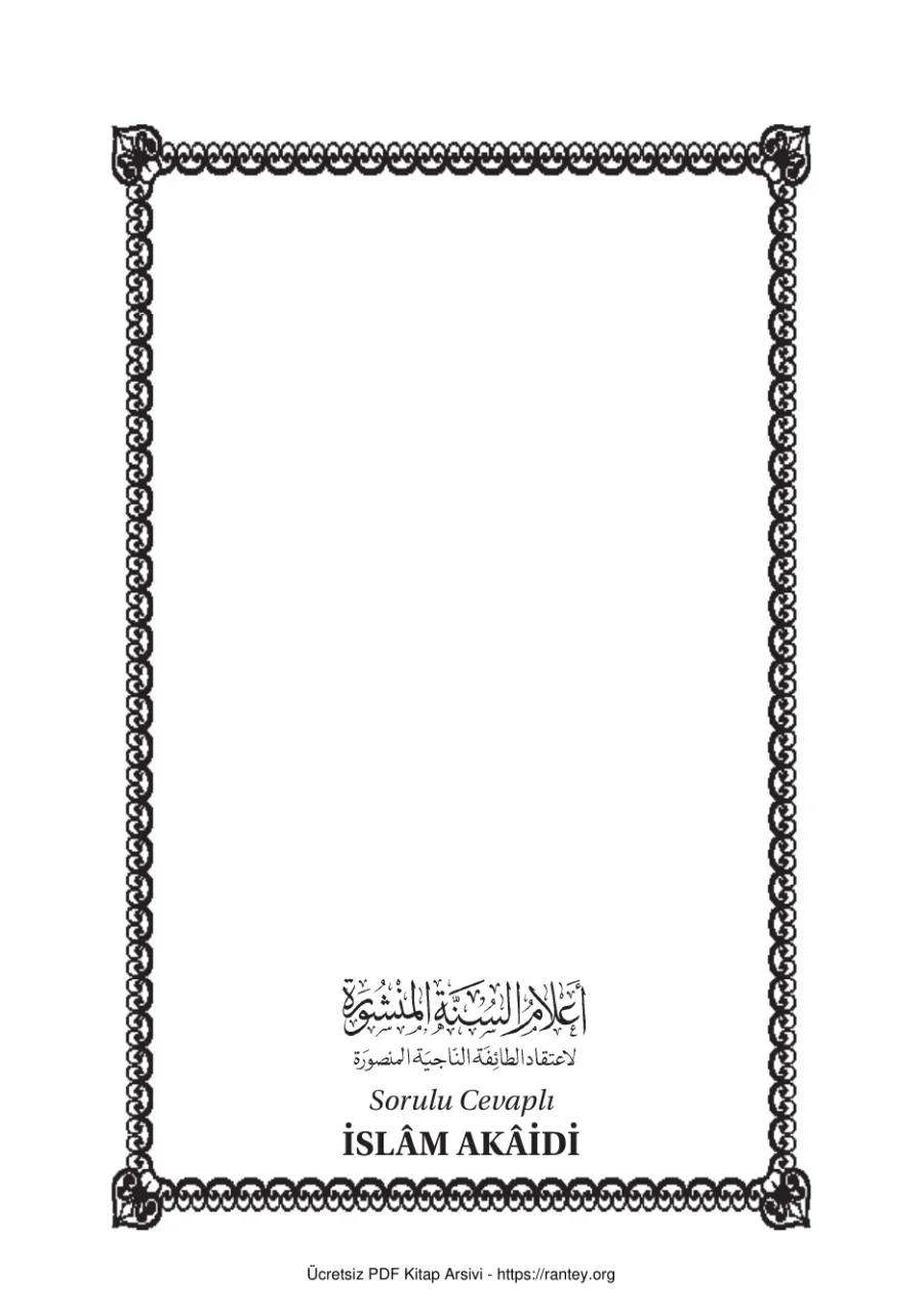 SORULU CEVAPLI SLM AKİDİ Hfız b Ahmed el Hakem Ebu Abdulmumin Tekin Mıhçı kapak görseli