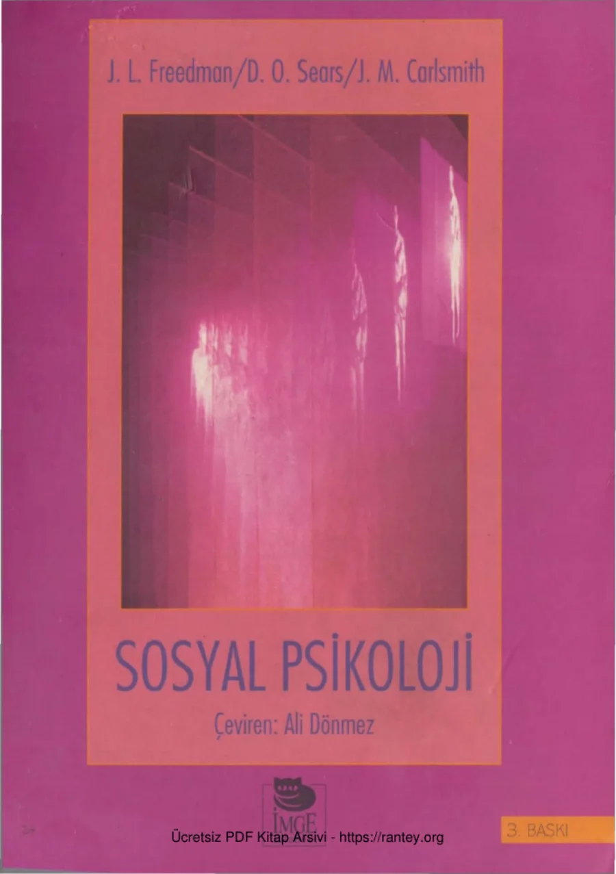 Sosyal Psikoloji kapak görseli