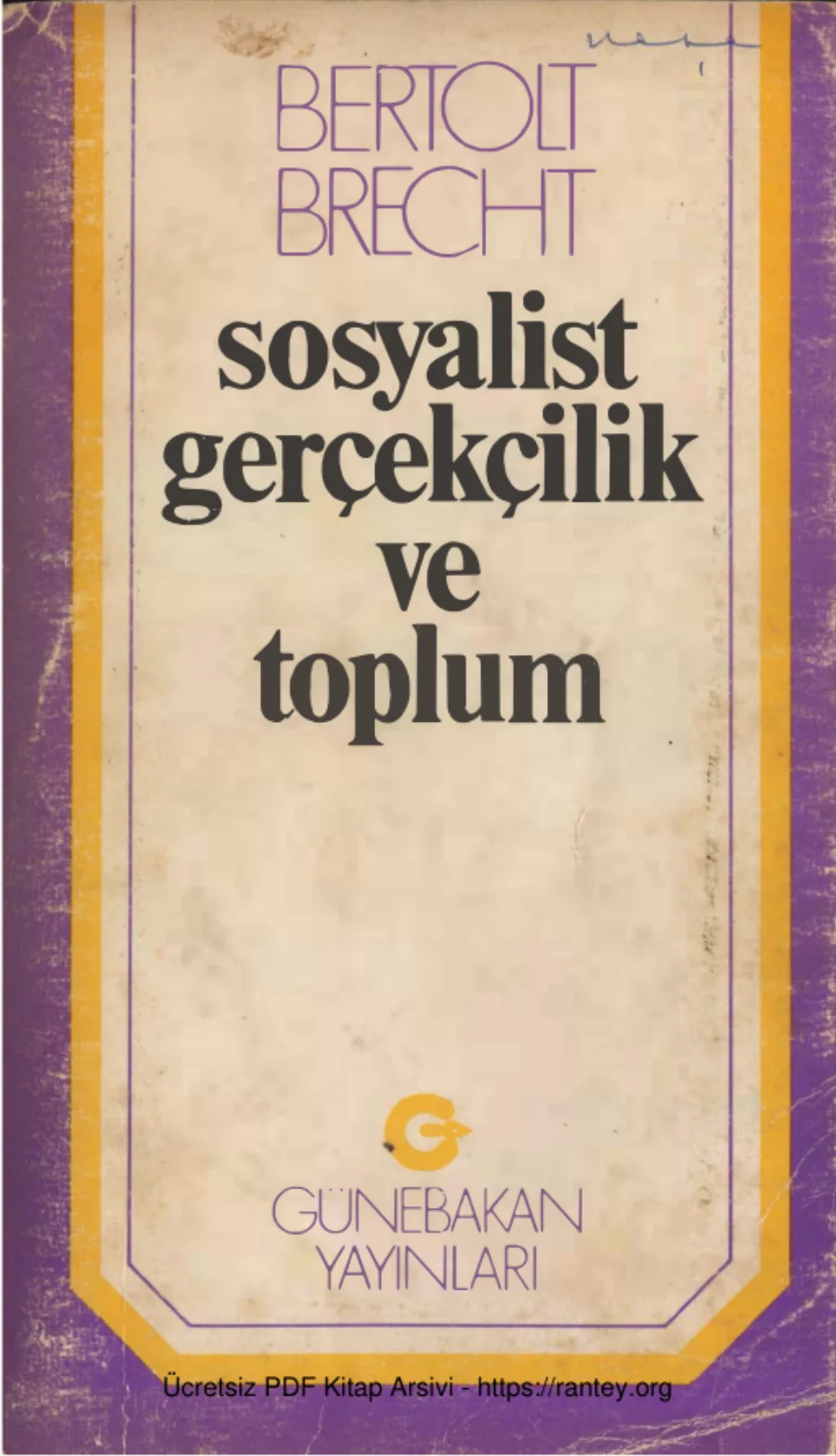Sosyalist Gerçekçilik ve Toplum Günebakan Yayınları kapak görseli