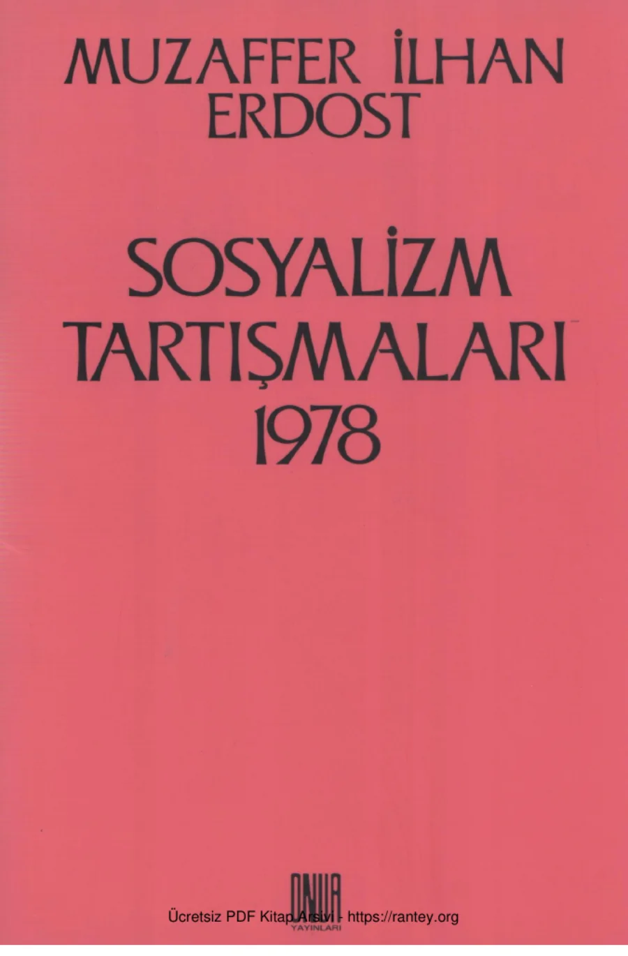Sosyalizm Tartışmaları 1978 kapak görseli