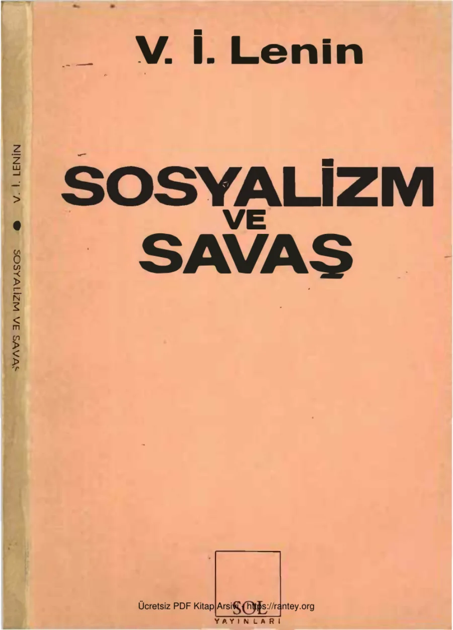 Sosyalizm ve Savaş kapak görseli