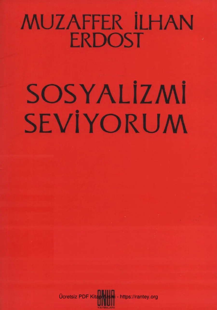 Sosyalizmi Seviyorum kapak görseli