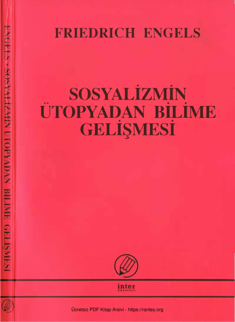 Sosyalizmin Ütopyadan Bilime Gelişmesi kapak görseli
