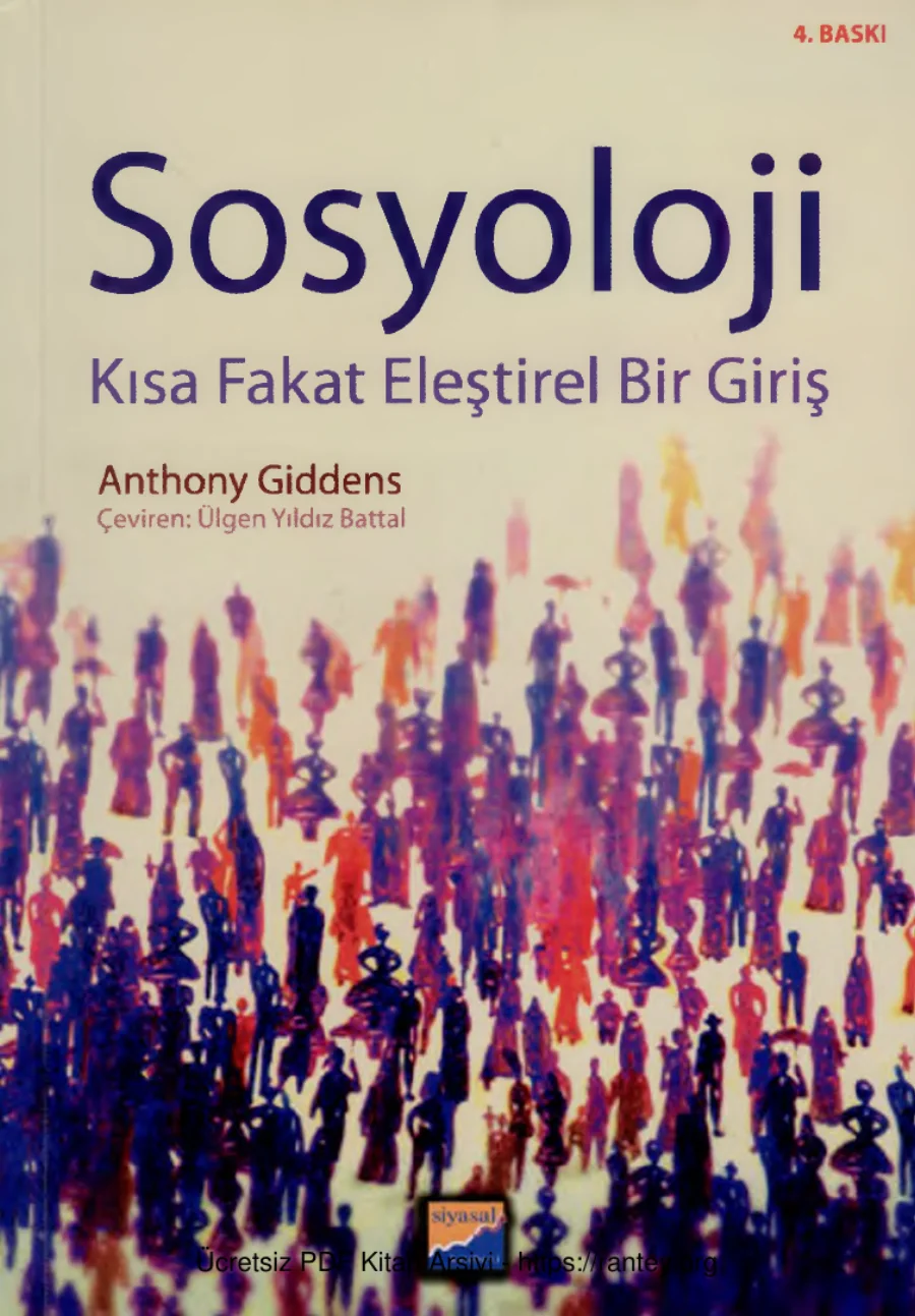 Sosyoloji Kısa Fakat Eleştirel Bir Giriş kapak görseli