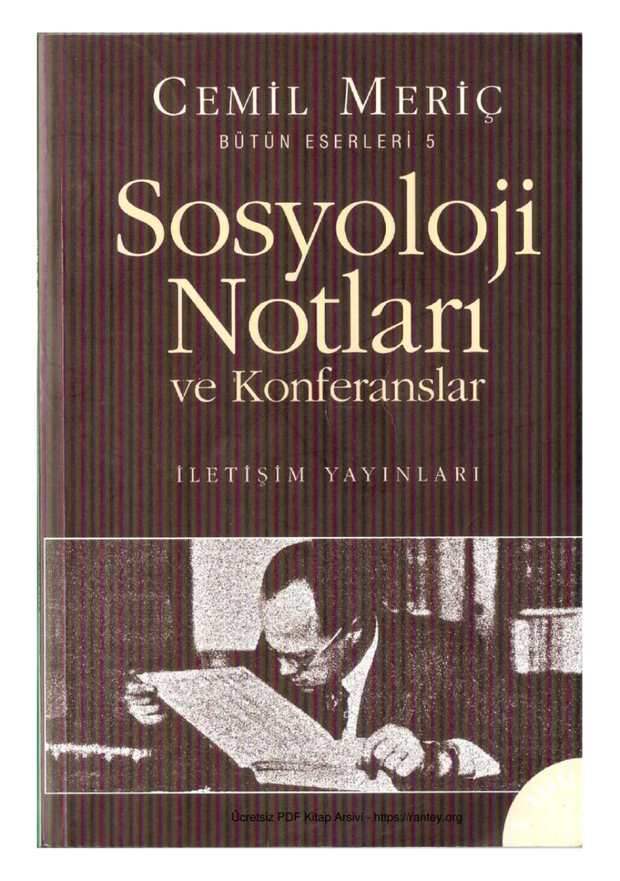 Sosyoloji Notları ve Konferansları kapak görseli