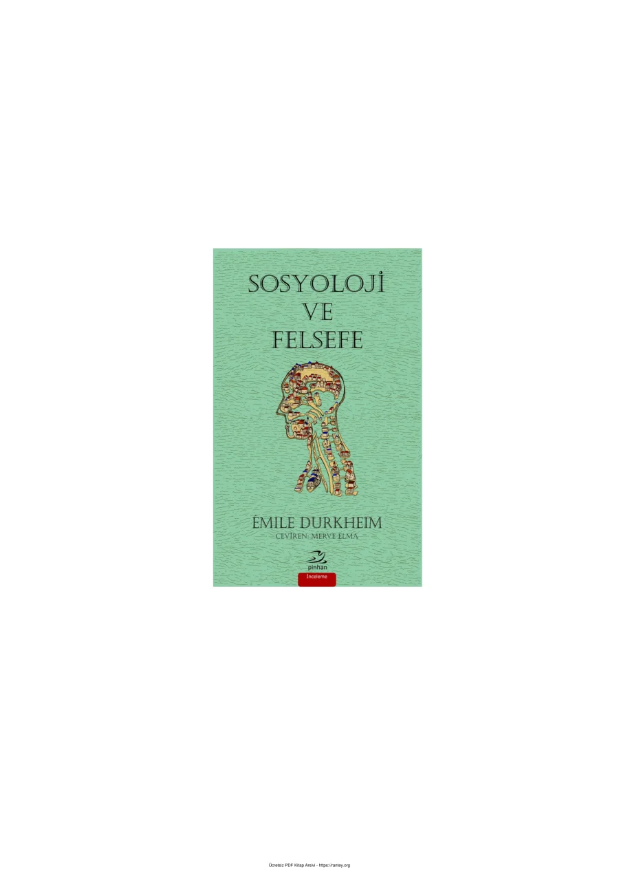 Sosyoloji ve Felsefe Pinhan Yayınları kapak görseli