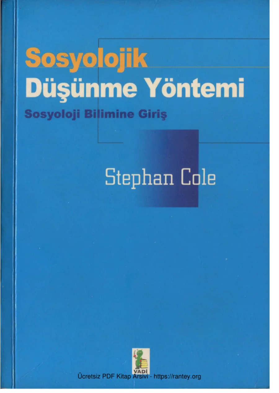 Sosyolojik Düşünme Yöntemi kapak görseli