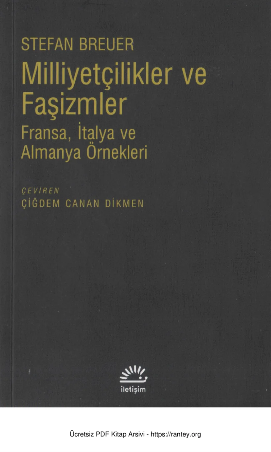 Stefan Breuer Milliyetçilikler ve Faşizmler kapak görseli