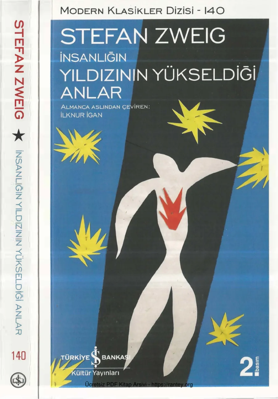 Stefan Sweig İnsanlığın Yıldızının Yükseldiği Anlar kapak görseli