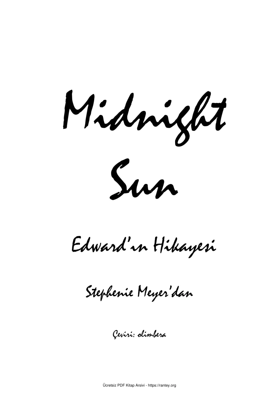 Stephanie Meyer kapak görseli